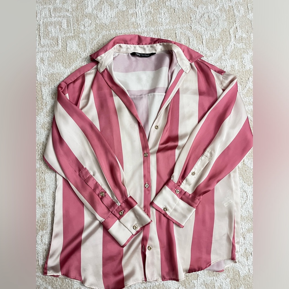 ZARA silk blouse